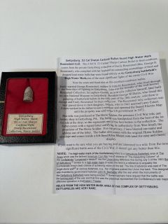 Gettysburg Bullet w/ Riker Mount