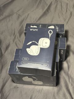 (5x) VRURC T009 3-in-1 Wireless Charger 25W - Lot of 5