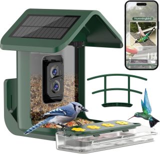 Onlyfly Bird Feeder Camera - 2K Solar Powered